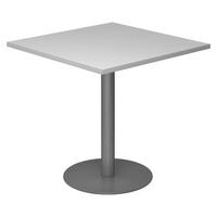 PAUSENTISCH eckig STF 80/80/74,5 cm in Grau/Graphitfarben - Graphitfarben/Grau, Holzwerkstoff (80/80/74.5cm) - bümö