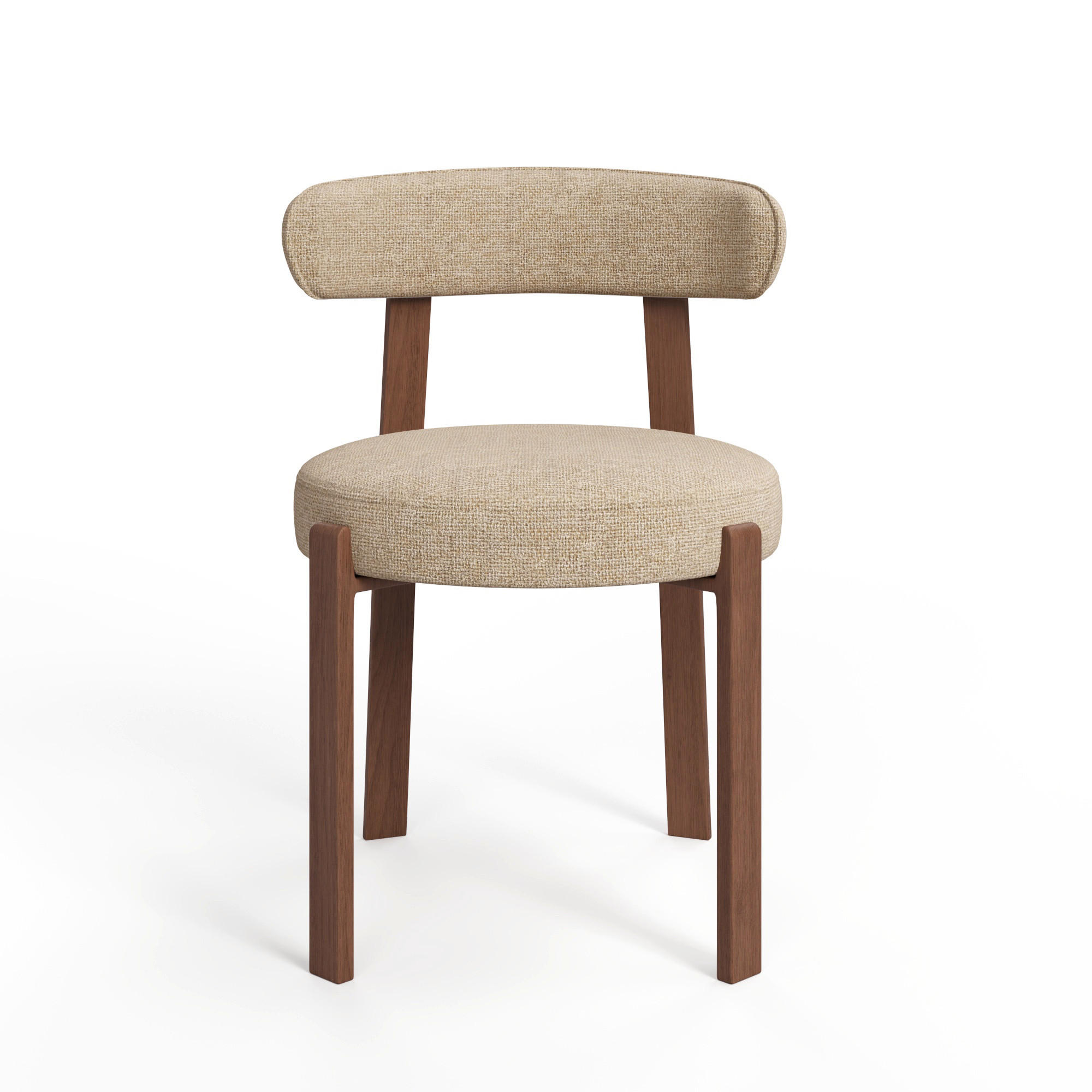 Sia Home Esszimmerstuhl Taupe 51x79.5x54.5 cm