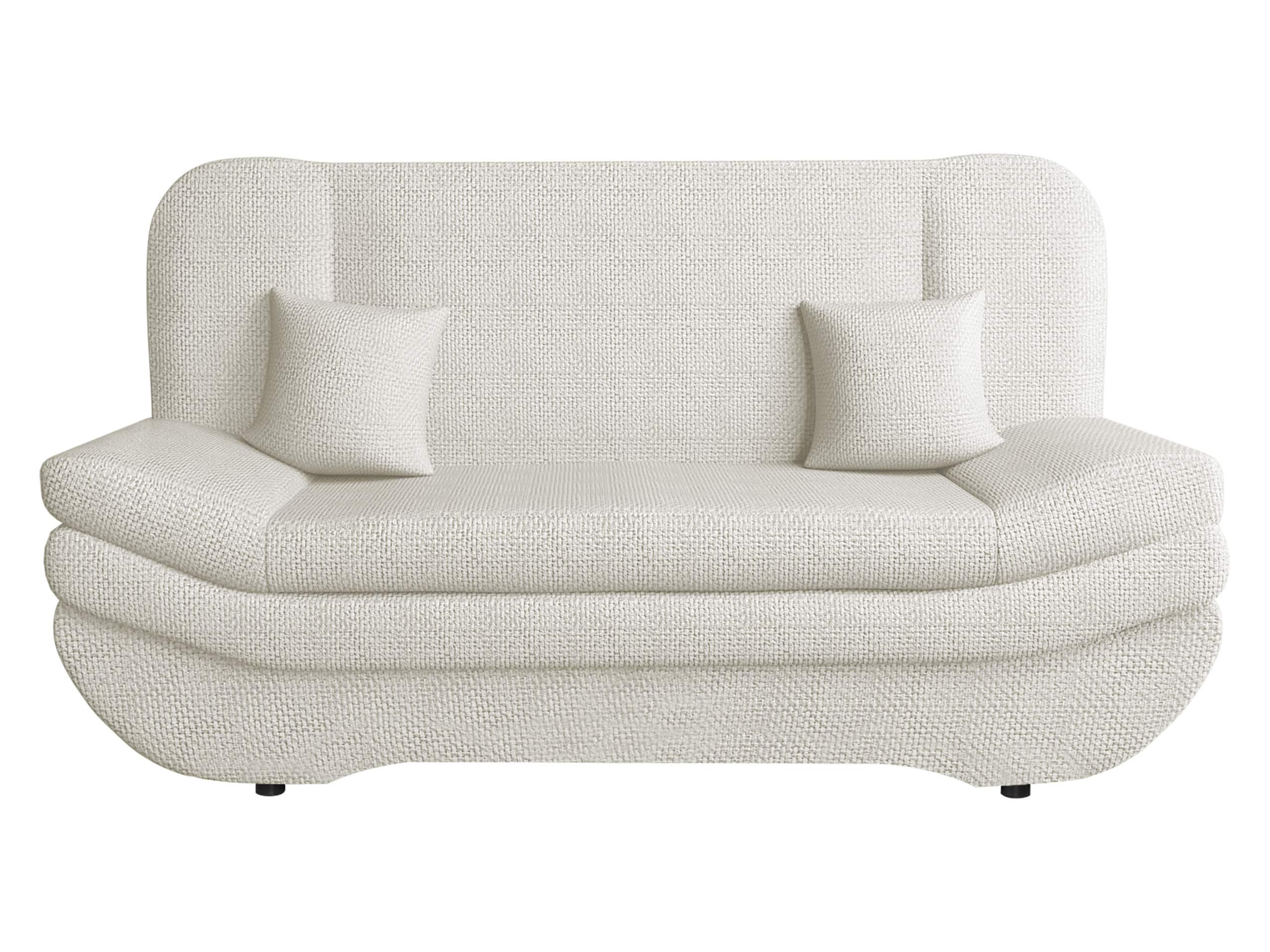 SCHLAFSOFA Weronika - Creme/Schwarz, Holz/Kunststoff (200/95/90cm) - MIRJAN24