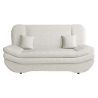 SCHLAFSOFA Weronika - Creme/Schwarz, Holz/Kunststoff (200/95/90cm) - MIRJAN24