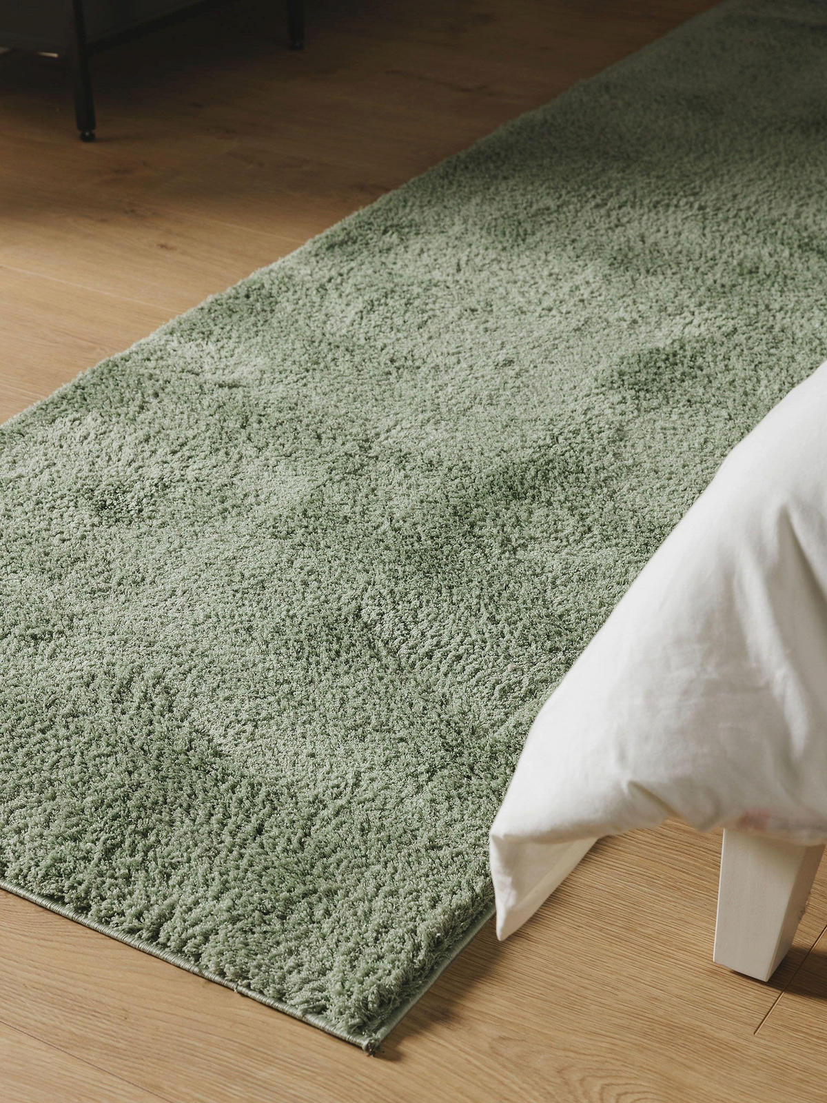 LÄUFER Soda Hellgrün 80x240 cm - Hellgrün, Textil (80/240cm) - benuta Nest