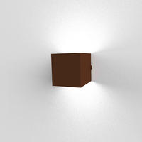 WANDLEUCHTE - Dunkelbraun, Metall (10/10/10cm) - Lumicom