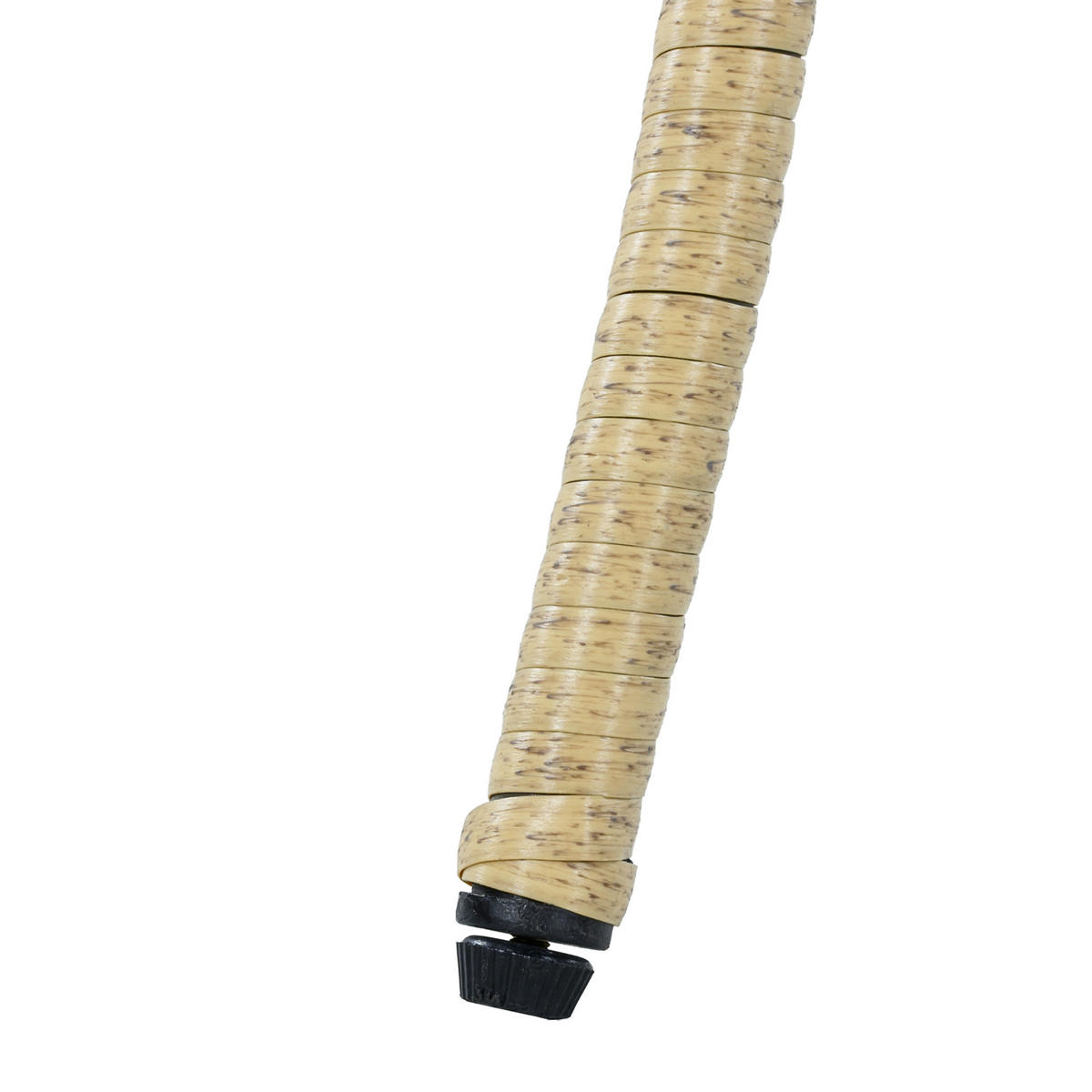 SCHAUKELSTUHLSET Rattan Schwarz/Beige 3-tlg. - Beige, Metall - ComfortXL