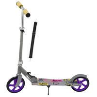 SCOOTER / Cityroller Graffity Grau - Grau, Metall (88/27/106cm) - Artsport