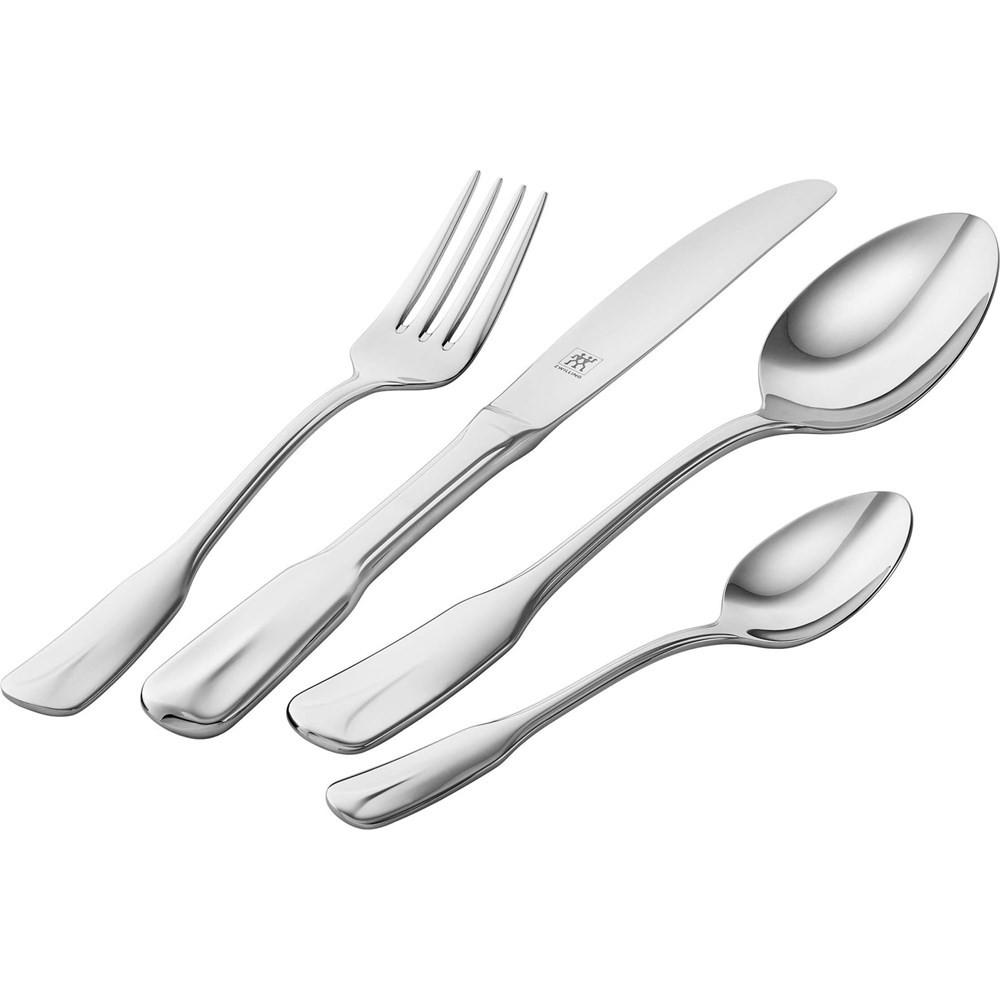BESTECKSET Silber 30/28.5/8.5 cm 1023042 - Silberfarben, Metall - Zwilling
