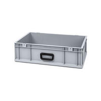 EUROBOX Nextgen Portable Uno 17x40x60cm 34 Liter - Grau, Kunststoff (40/17/60cm) - PROREGAL