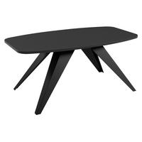 COUCHTISCH Luna - Schwarz, Holzwerkstoff/Metall (60/120/48cm) - MIRJAN24
