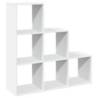 RAUMTEILER Bücherregal 3-Stufig Weiss 99/29/99 Cm Holzwerkstoff - Weiß, Holzwerkstoff (99/99/29cm) - vidaXL