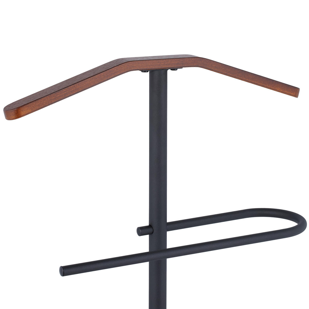 HERRENDIENER - Schwarz, Holzwerkstoff/Metall (45/110/24cm) - Relaxdays