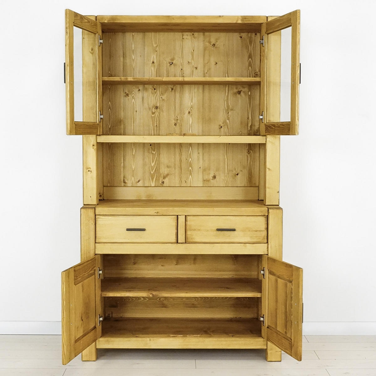BUFFET aus Massivholz Sara - Honig, Holz (100/190/50cm) - Seart