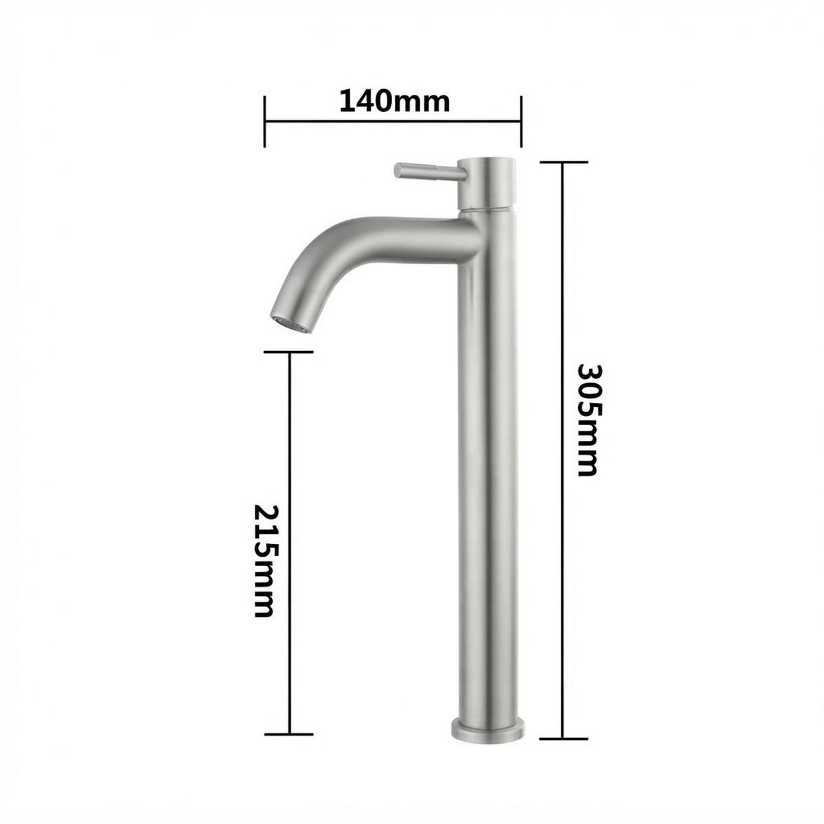BADEZIMMERARMATUR, 30.5 x 14.5 cm, silber - Silberfarben, Metall (38/5/18cm) - Vallsero
