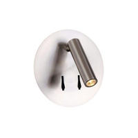 WANDLEUCHTE Bilbao, Silber/Chrom, 15cm - Chromfarben, Metall (15/15/3cm) - KOSILUM