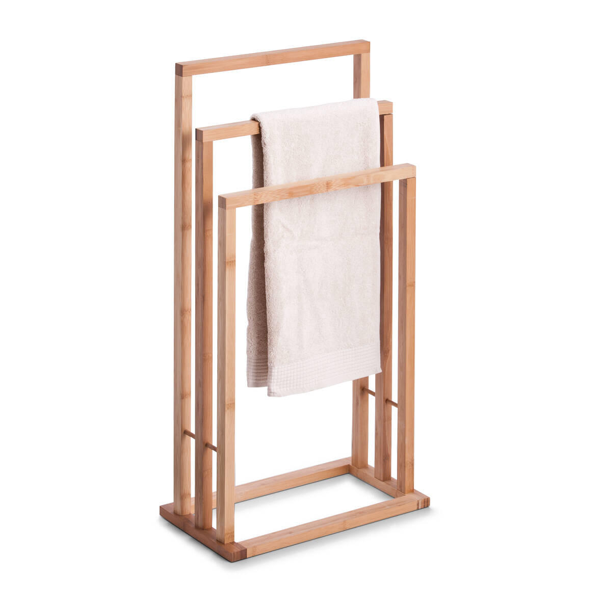 HANDTUCHSTÄNDER Bambus 42/24/81,5 cm - Braun, Naturmaterialien (24/81.5/41cm)