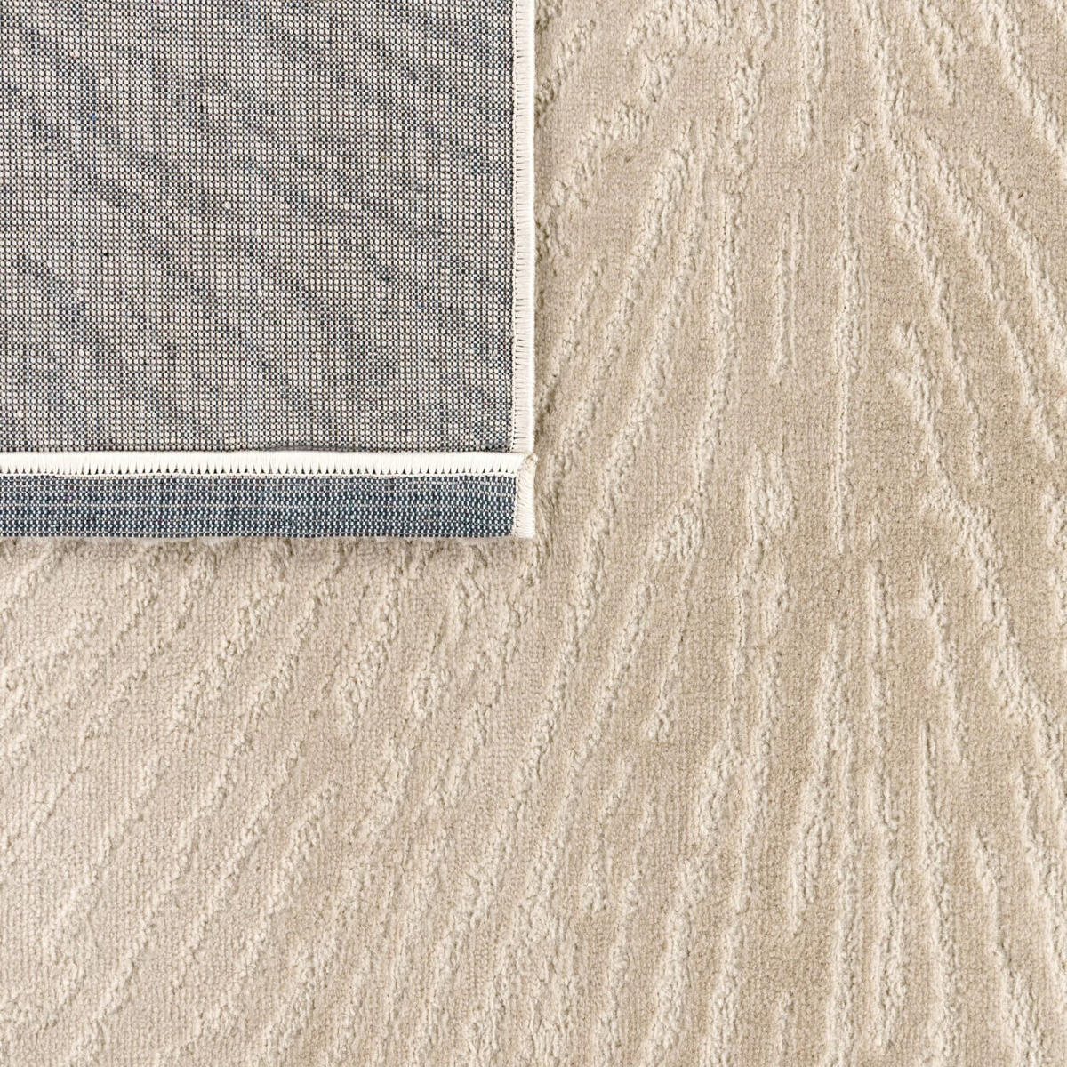 FLACHWEBETEPPICH Boho Beige 80 x 150 cm - Beige, Kunststoff (80/150cm) - TT Home
