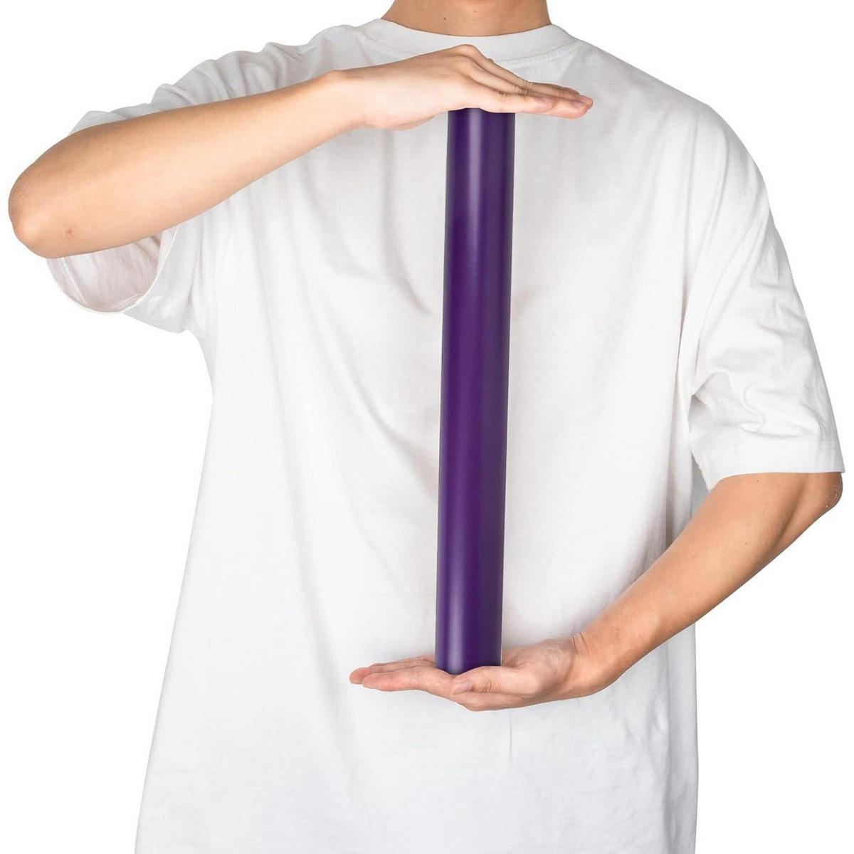 GESCHENKPAPIER Rolle 44,5 cm x 10 m Dunkelviolett - Lila, Papier (44.5/1/1000cm)