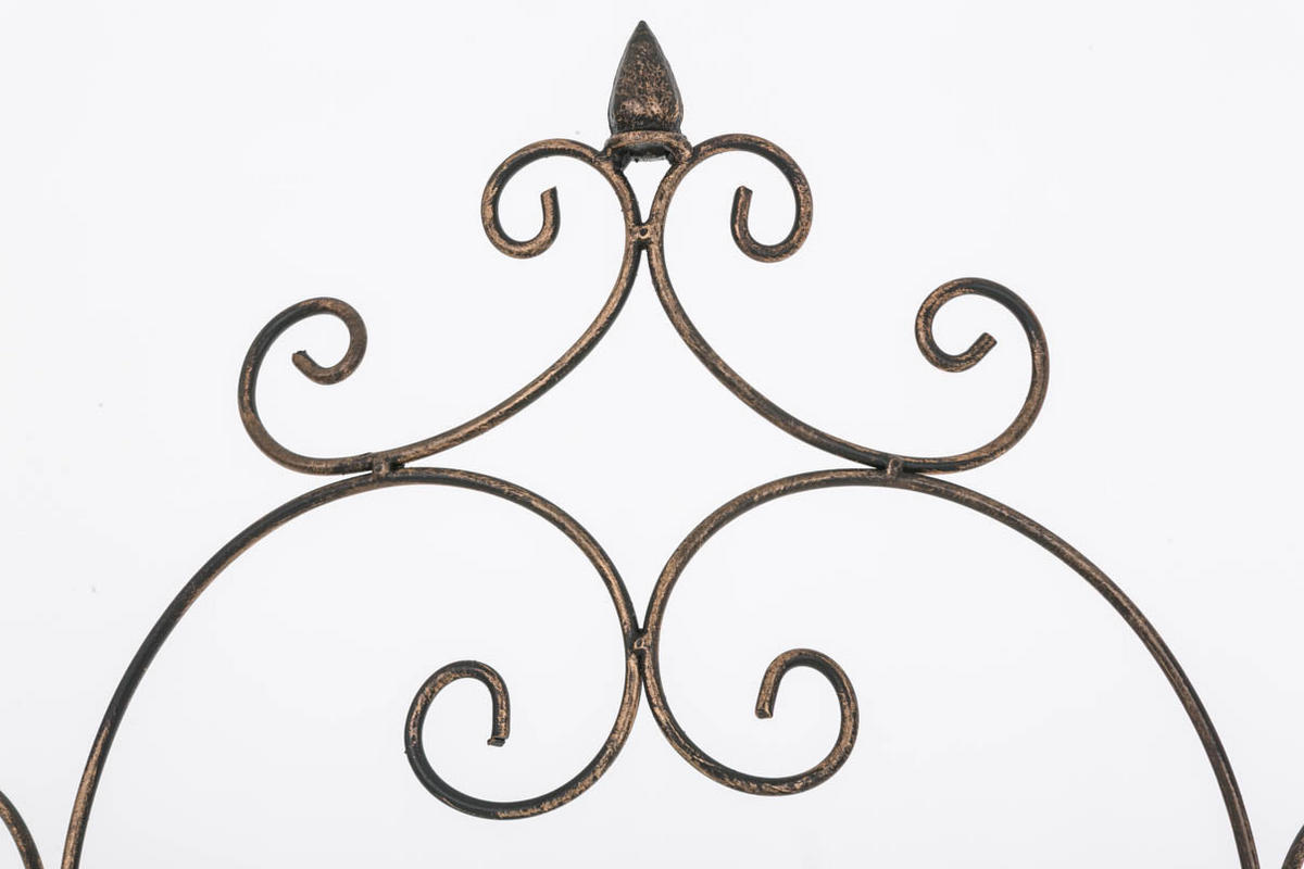 RANKGITTER Knut 52,5x23x200cm Metall Bronze Rankhilfe - Bronzefarben, Metall (52.5/200/23cm) - DELUKE