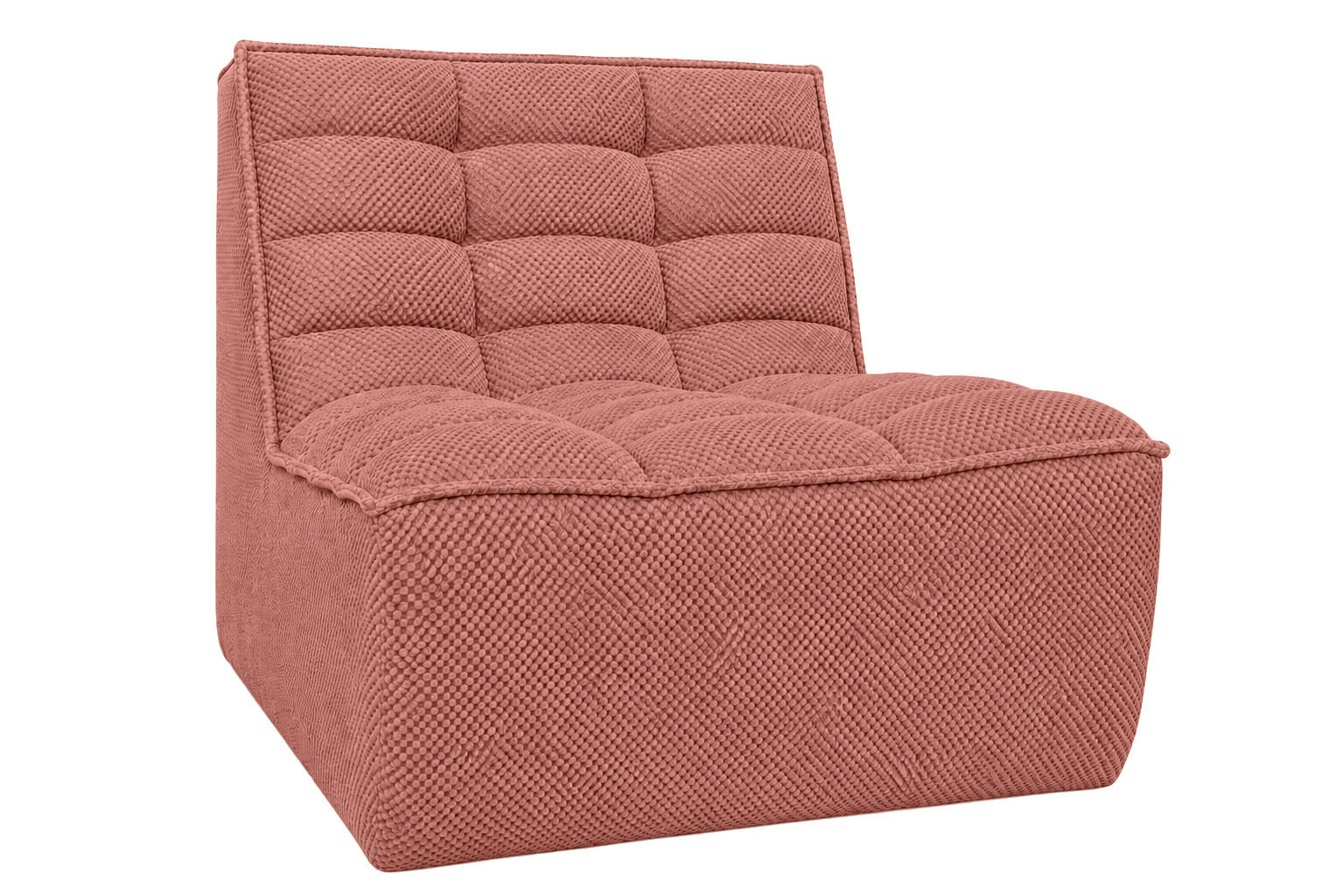 KŘESLO, lounge křeslo, plyšová tkanina Pop, Růžová, LAZY - růžová, dřevo (80/76/93cm) - Kaiser Möbel