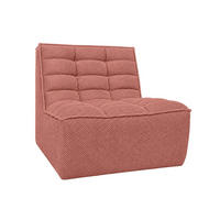 KŘESLO, lounge křeslo, plyšová tkanina Pop, Růžová, LAZY - růžová, dřevo (80/76/93cm) - Kaiser Möbel