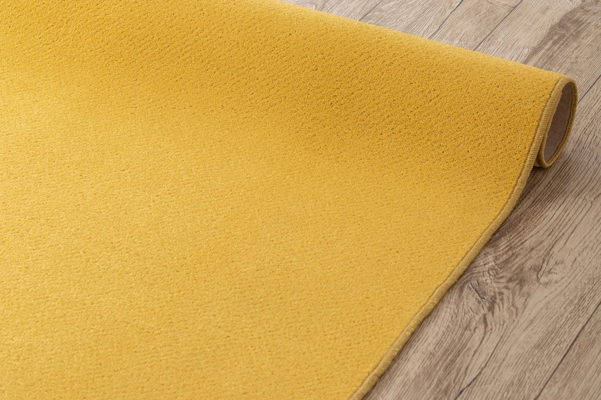 LÄUFERBODEN ETON 100/150 cm - Gelb, Textil (100/150cm) - rugsX