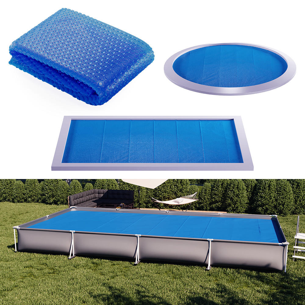 SOLARFOLIE Blau 800 cm robuste 400µ My Solarplane - Dunkelblau, Kunststoff (800/400cm) - OK-Living