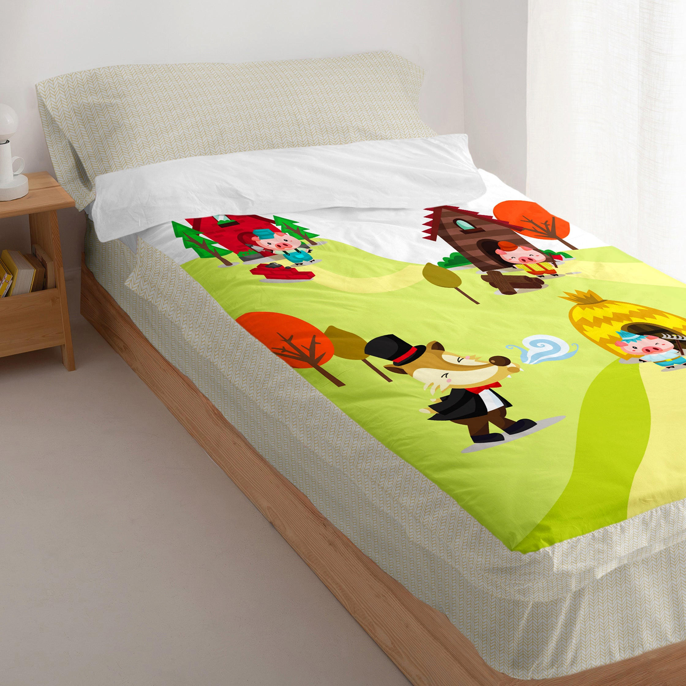 Happy Friday Kinder Mehrfarbig 105x200 cm