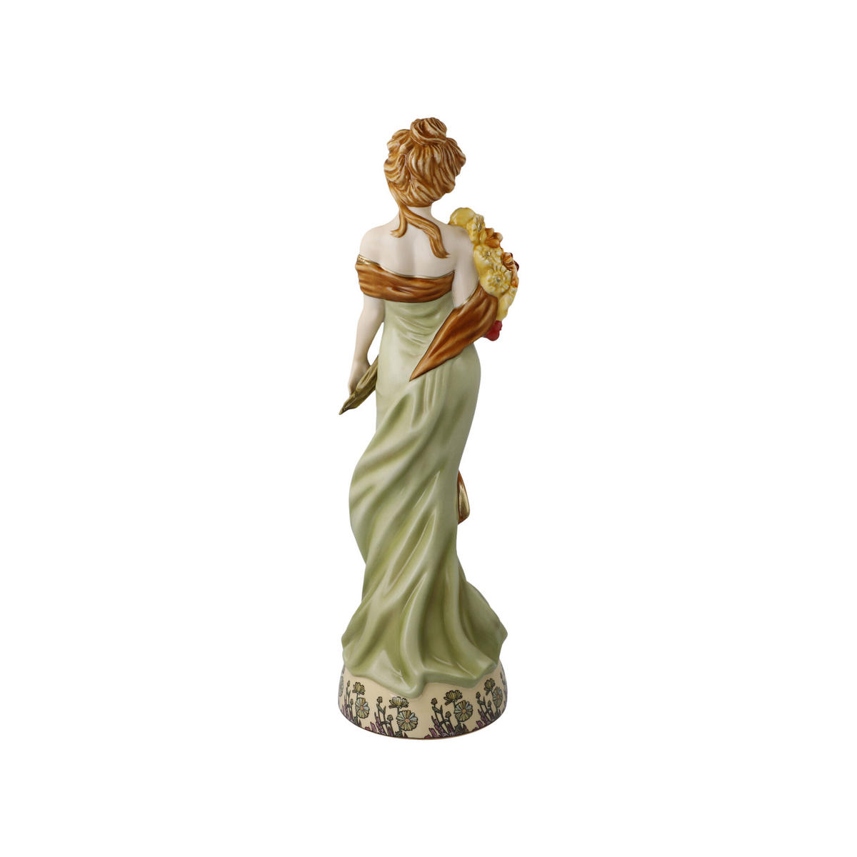 DEKOFIGUR Alphonse Mucha - Frühling 1900, Porzellan, Bunt, Limited Edition, 32.5 cm - Multicolor, Keramik (9.5/32.5/10cm) - Goebel