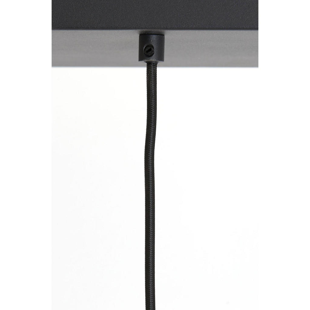 Thumbnail - Light & Living Hängelampe, Schwarz, Glas, Rechteckig, 22x32x100 cm, CE, Lampen & Leuchten, Innenbeleuchtung, Hängelampen...