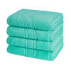 HANDTUCH Cashmere feeling 4er-Set - Türkis, Textil (50/100cm) - Ross