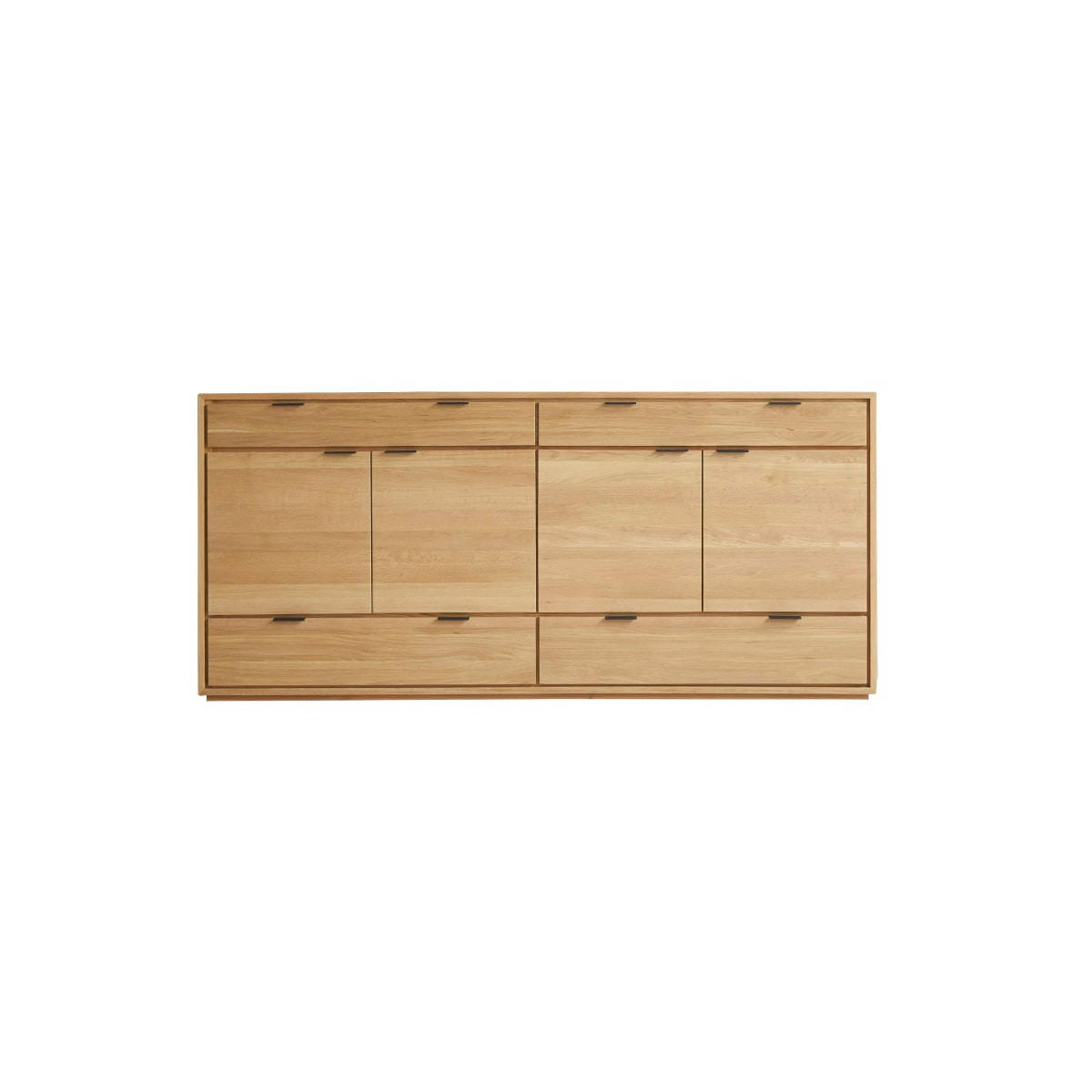 SIDEBOARD Senson Natur aus Eiche - Naturfarben, Holz (200/92/45cm) - Tikamoon