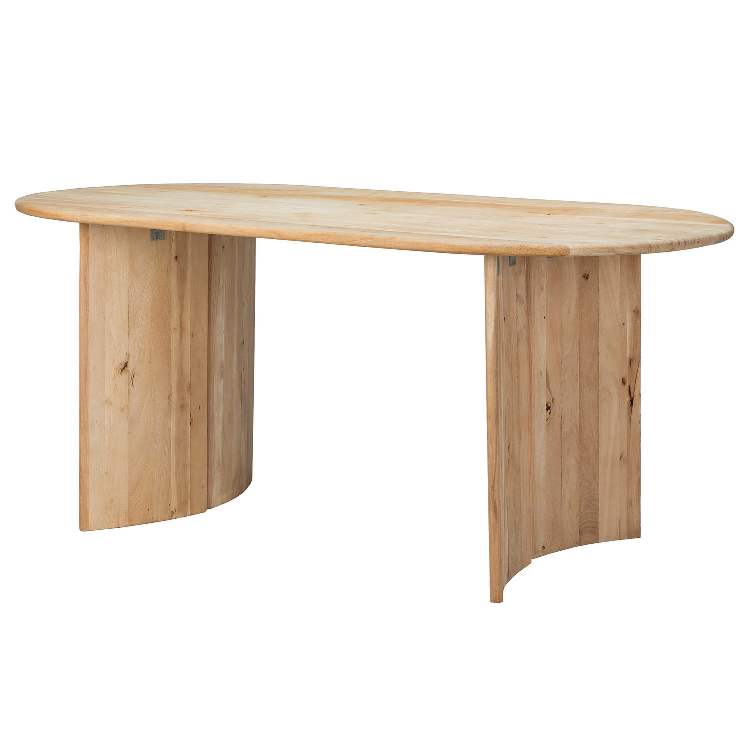 MASSIVER ESSTISCH - Akazie - Akaziefarben, Holz (90/180/77cm) - home24