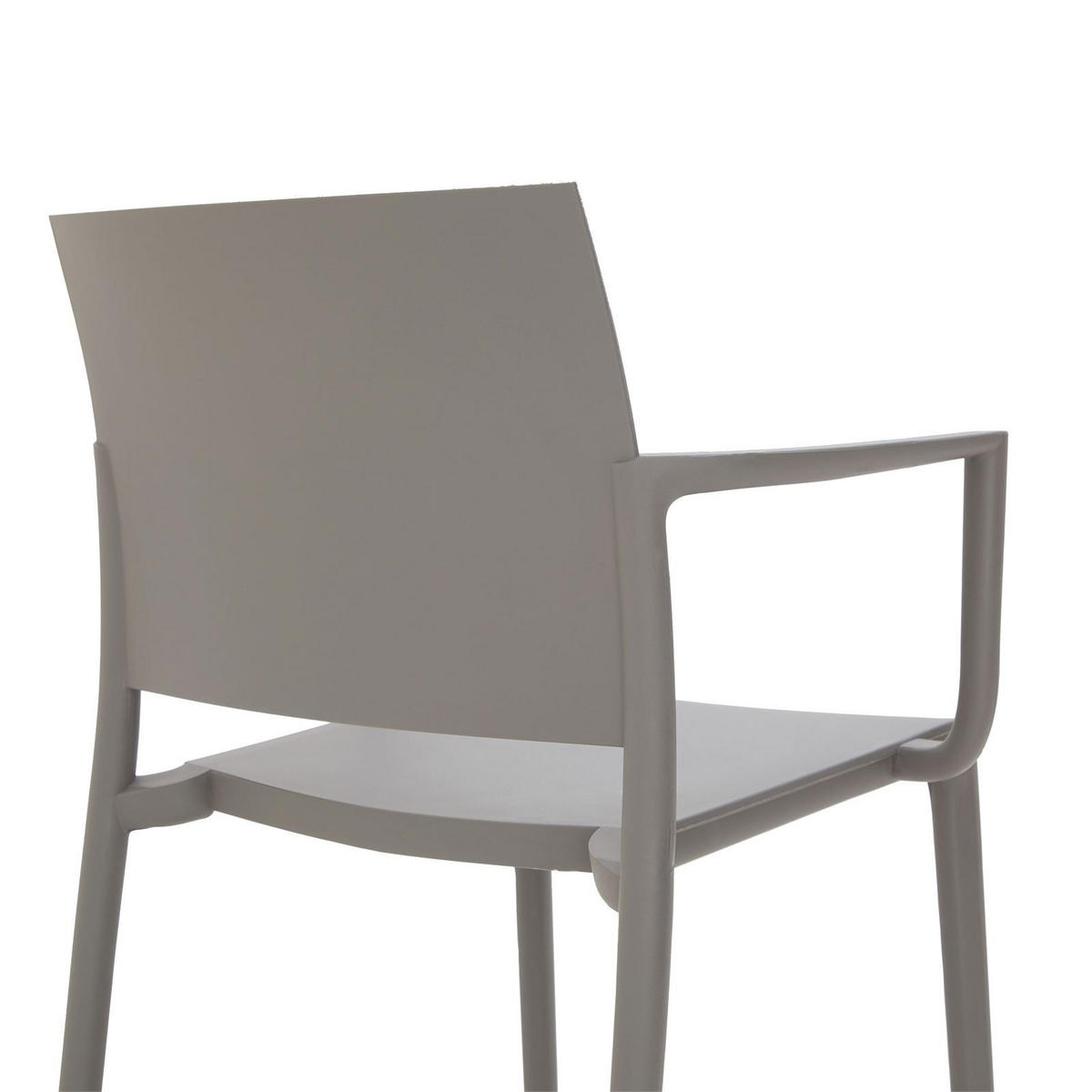 GARTENSTÜHLE TERRA 4ER-SET - Grau, Textil (58/82/52cm) - IDIMEX