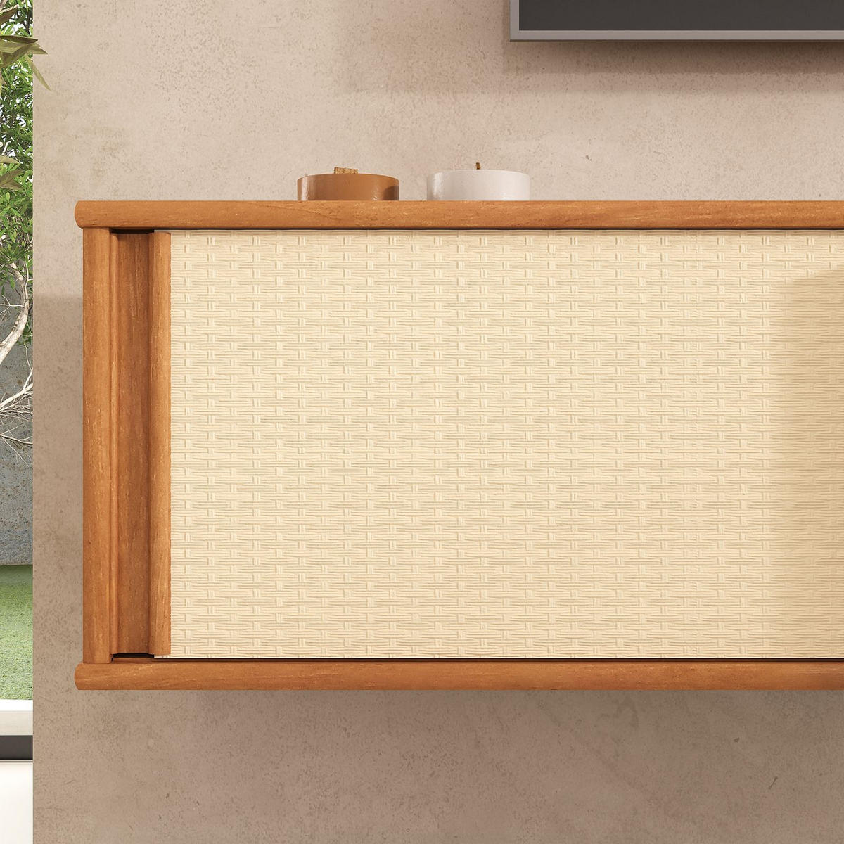 LOWBOARD SIMONA Eiche - Eichefarben, Holz (175/30/34cm) - IDIMEX