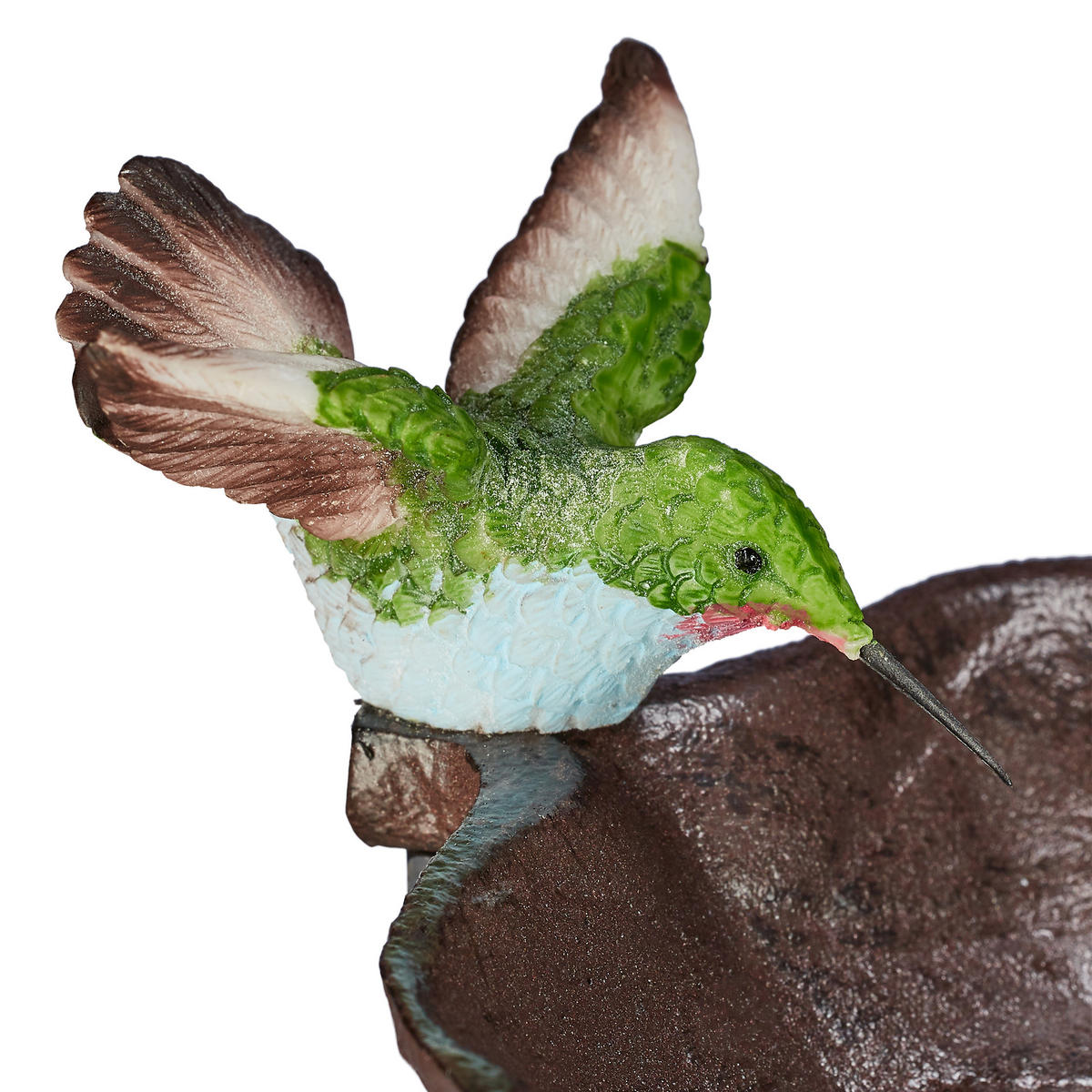 VOGELTRÄNKE - Braun, Kunststoff/Metall (18.5/100/13cm) - Relaxdays