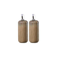ESSIG- & ÖLFLASCHEN-SET Tortosa braun 400 ml 2-tlg. - Braun, Keramik (6.5/19/6.5cm) - Ritzenhoff Breker