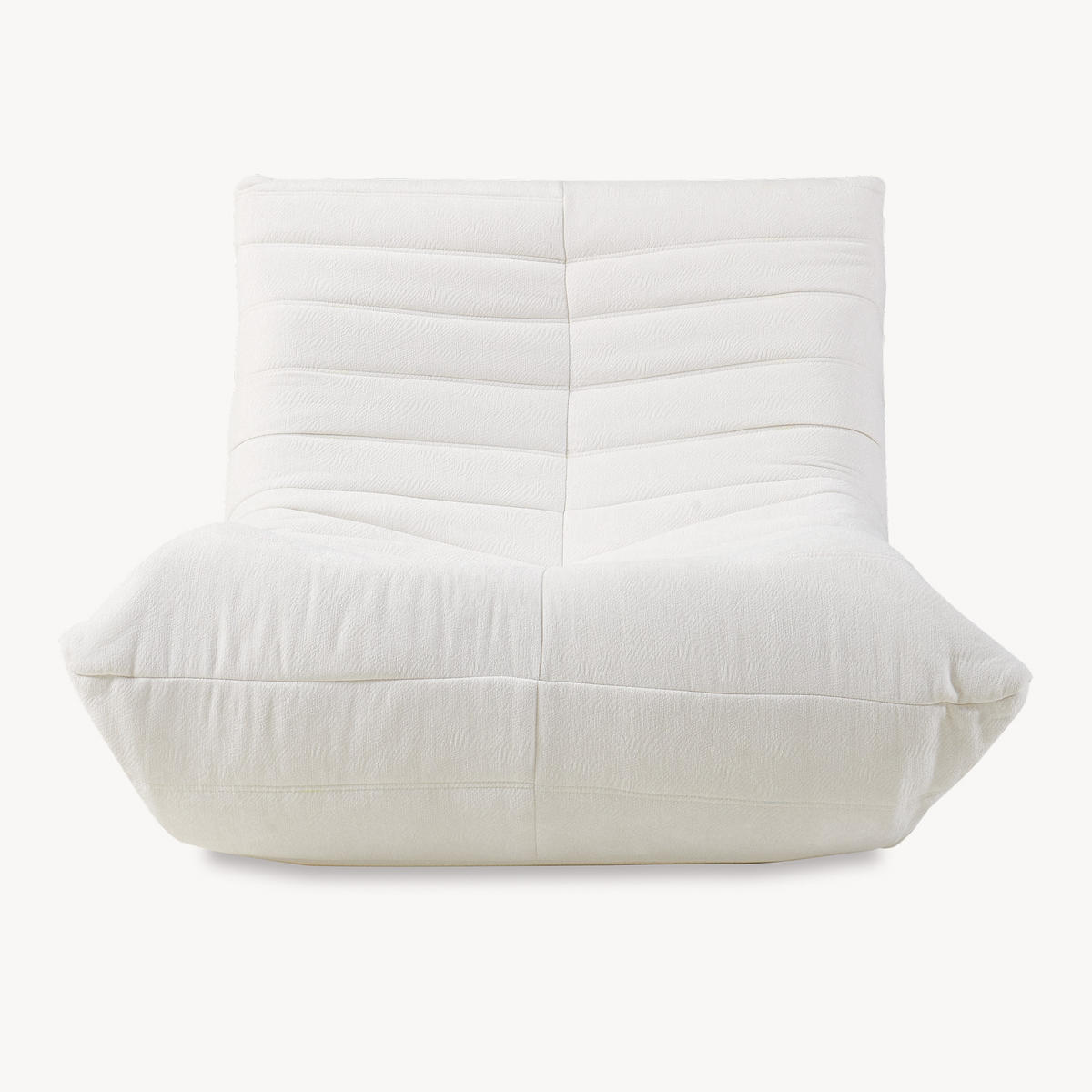 BODENSESSEL Kodsø - Beige, Textil (90/75/100cm) - [en.casa]