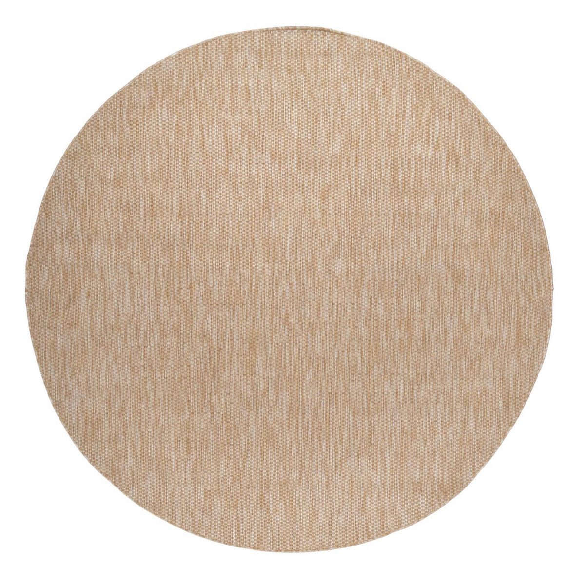 OUTDOORTEPPICH Beige Ø 120 cm - Beige, Kunststoff (120/120cm) - TT Home