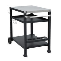 GRILLWAGEN NIKAN - Schwarz, Metall (100/85/63cm) - TAINO