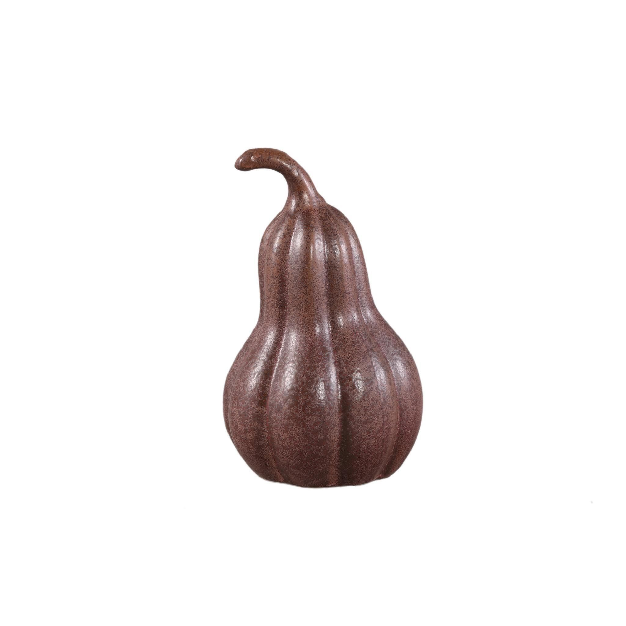 SKULPTUR Julija Braun 13.5/13.5/22cm - Braun, Keramik (13.5/22/13.5cm) - PTMD Collection