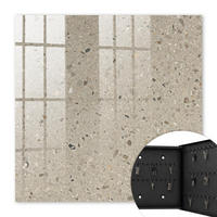 SCHLÜSSELBOX Schwarz 30x30 cm- Türöffnung nach rechts - Kieselstruktur - Beige, Metall (30/30/5cm) - TULUP