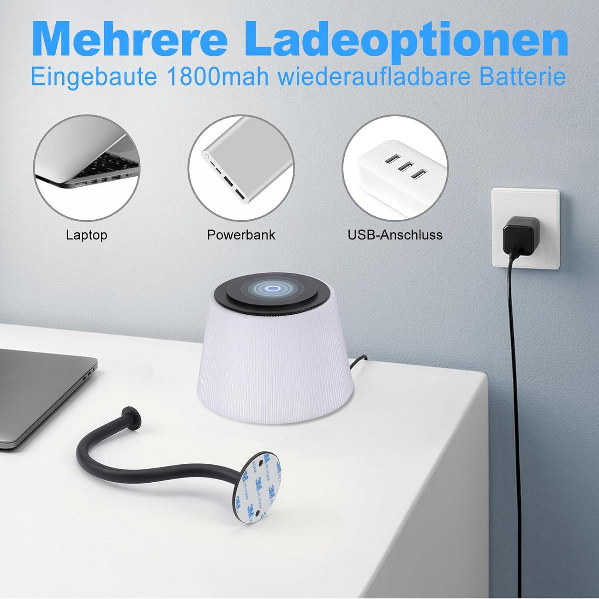 LED-WANDLEUCHTE Luminating 18/13/13 cm - Schwarz, Metall (13/13/18cm) - ZMH