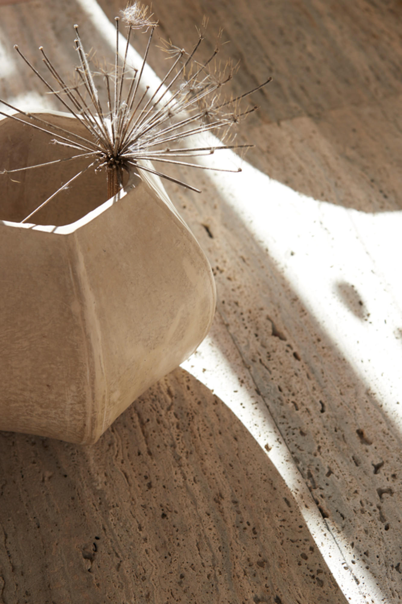 VASE Melis Weiß Ø23,5/21,5 cm - Weiß, Papier (21.5cm) - Light & Living