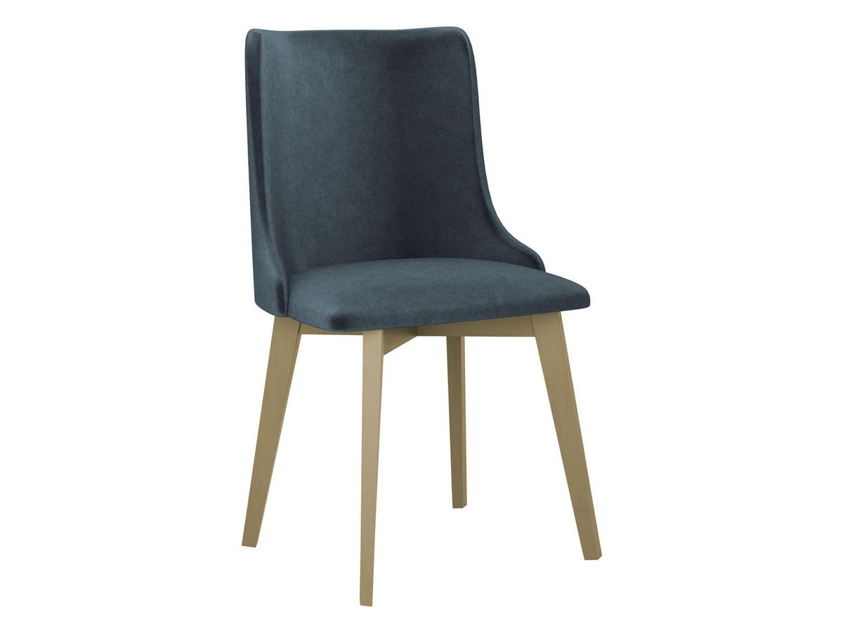 STUHL Monti 5, Holzfarbe: Sonoma - Eichefarben/Blaugrau, Holz (48/83/53cm) - MIRJAN24