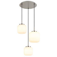 LED HÄNGELEUCHTE Metall Weiß KLADORA - Orange, Glas (52.5/52.5/130cm) - Globo Lighting