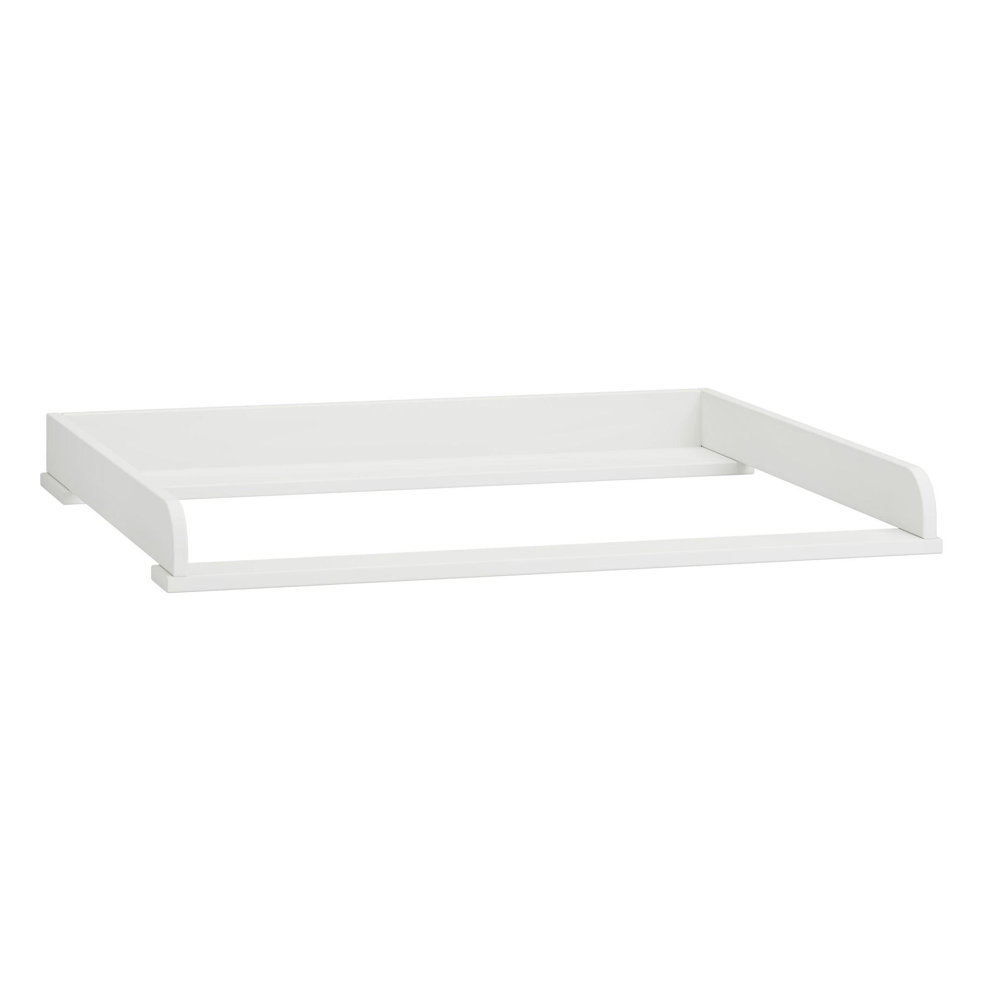 Konsimo® Wickelaufsatz Weiß 90x8x76 cm
