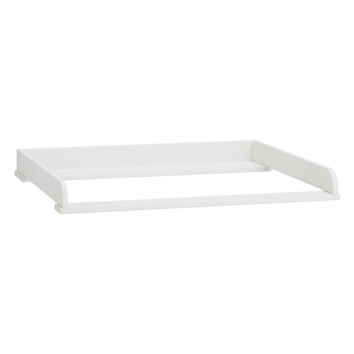 WICKELAUFSATZ LOTTI - Weiß, Holzwerkstoff (90/8/76cm) - KONSIMO®