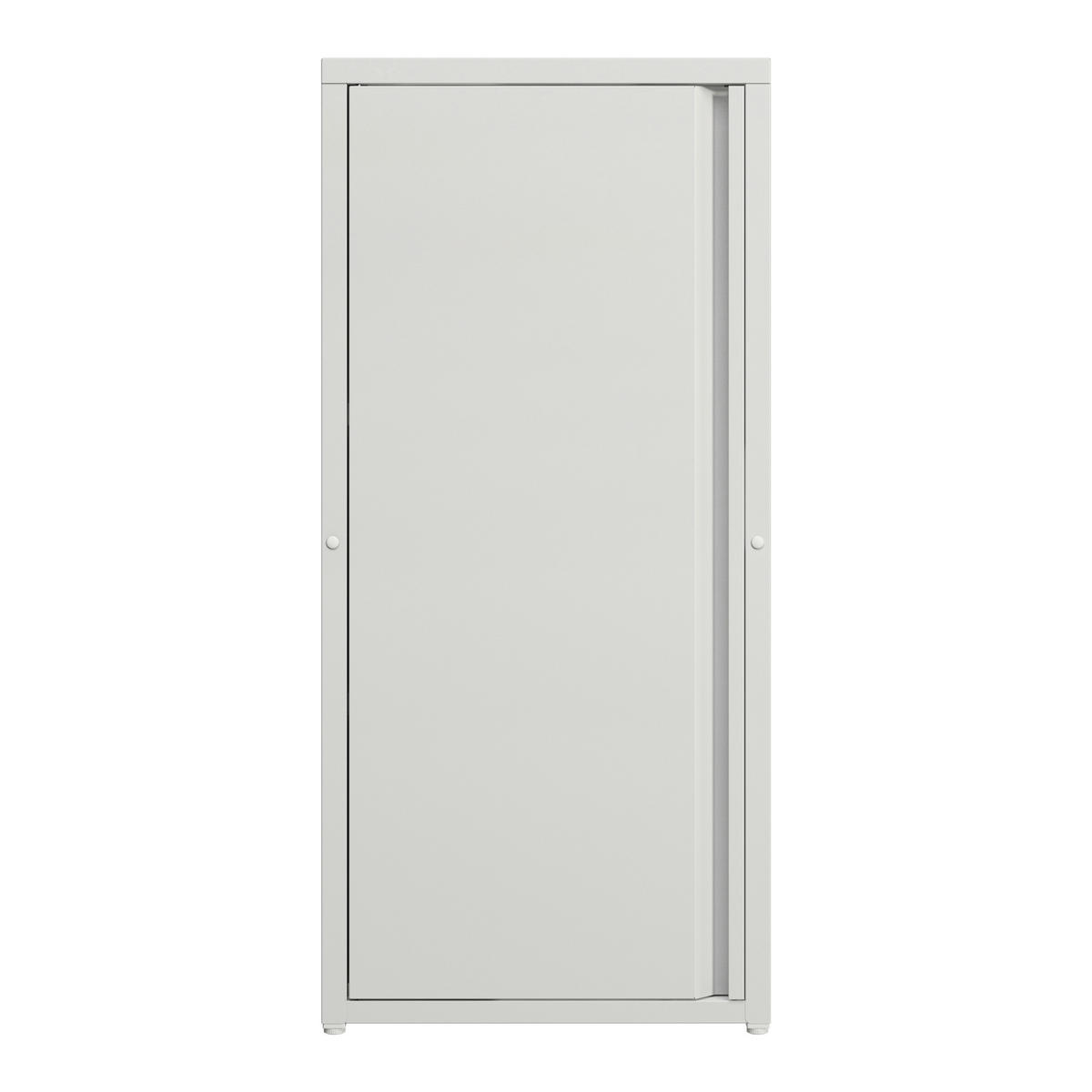 AKTENSCHRANK Burlöv - Weiß, Metall (40/88/35cm) - [en.casa]