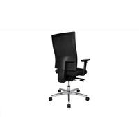 BÜROSTUHL TOBI Schwarz Kunststoff Höhenverstellbar - Silberfarben/Schwarz, Kunststoff/Metall (70/101/70cm) - KAWOLA