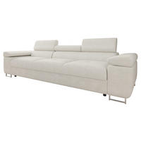 SOFA Torezio 3 - Ecru, Holz/Textil (263/90/102cm) - MIRJAN24