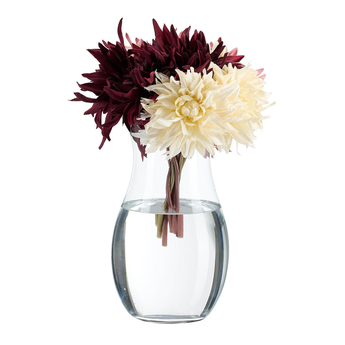 BLUMENVASE - Transparent, Glas (15/26cm) - Relaxdays