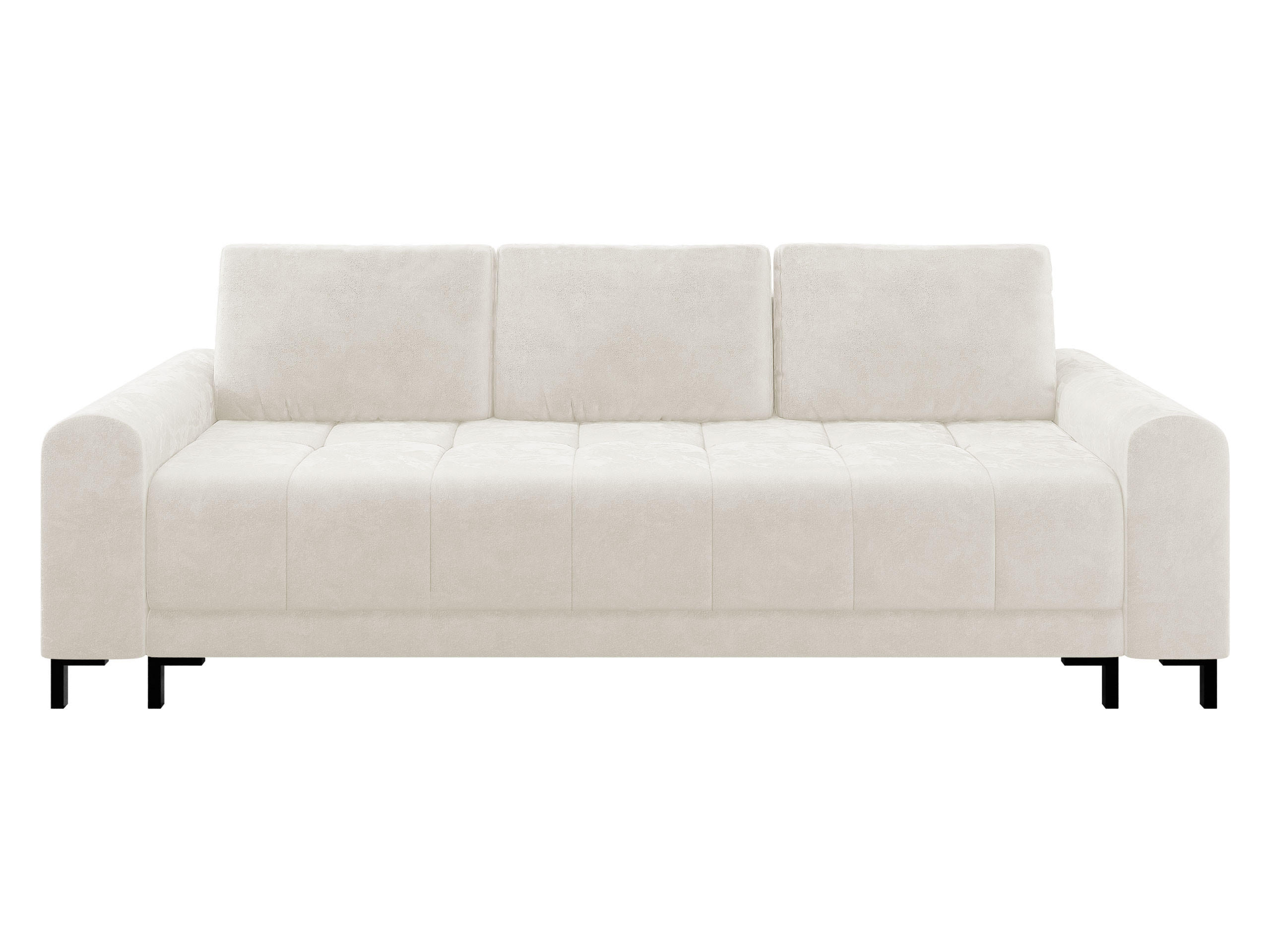 SCHLAFSOFA Aris - Creme/Schwarz, Holz/Textil (238/92/95cm) - MIRJAN24